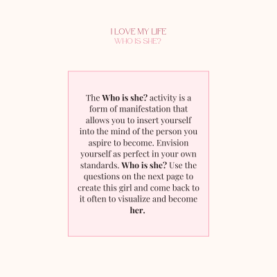 The I Love My Life Digital Self - Love Journal (Instant Download)